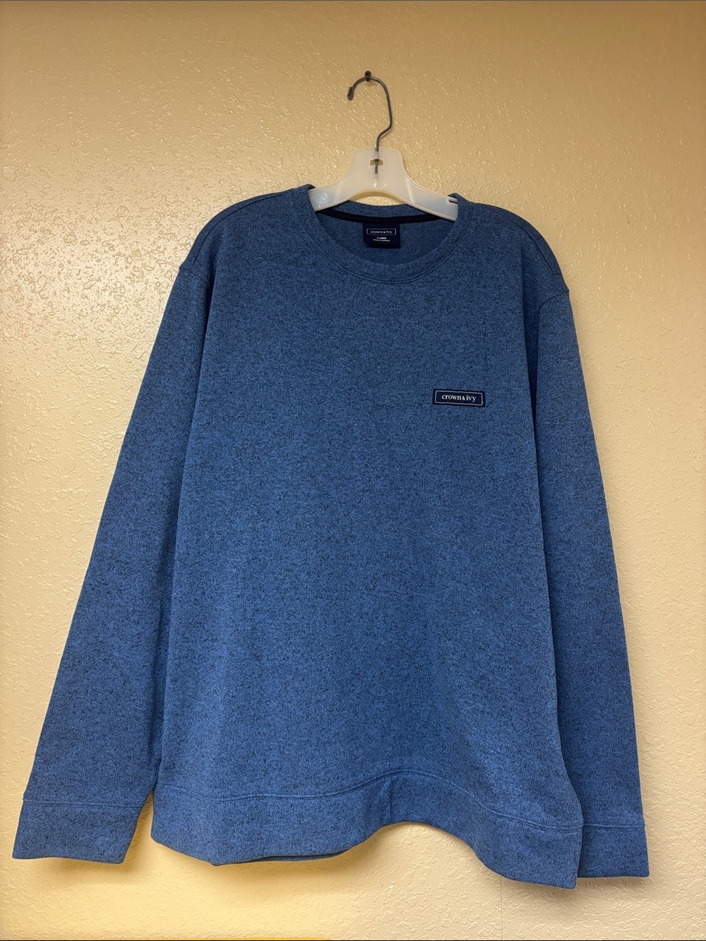 Crown Blue Heather Crewneck Sweater